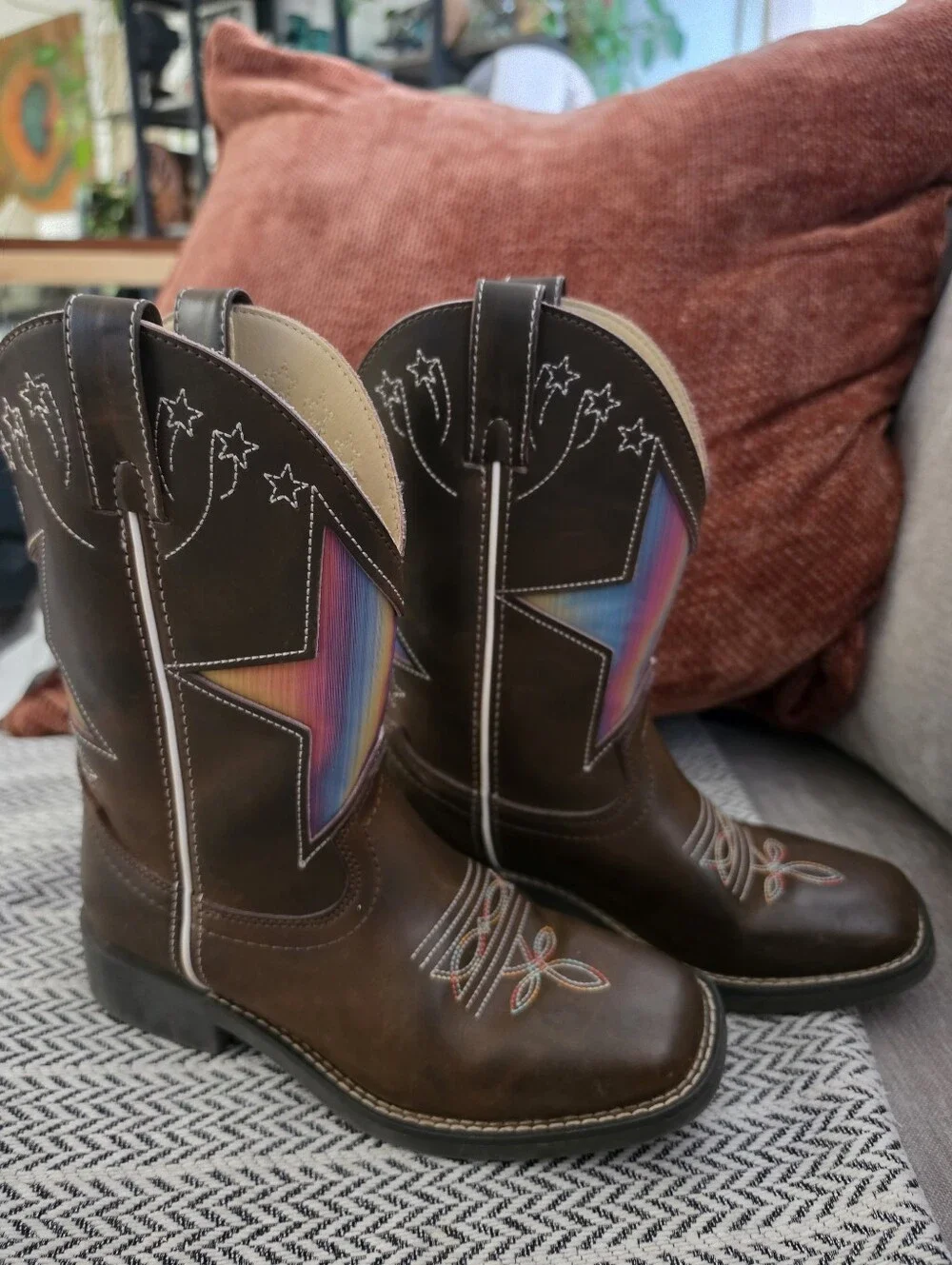 Girls' Superstar Western Boots - Broad Square Toe